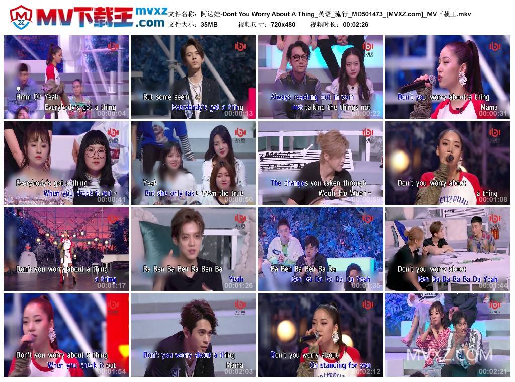 阿达娃-Dont You Worry About A Thing_英语_流行_MD501473